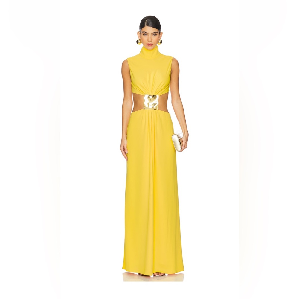 ALEXIS PRAGUS LONG DRESS IN GOLD